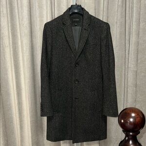 Banana Republic Charcoal Gray Wool Coat